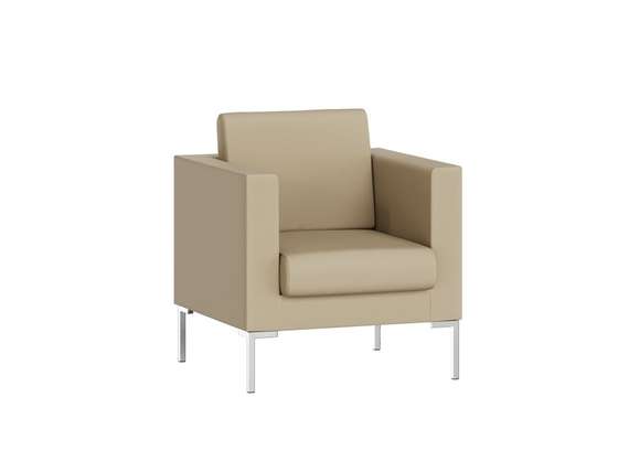 Hans Кресло HNS-01 Nappa 131/Металл Хром 720*770*820