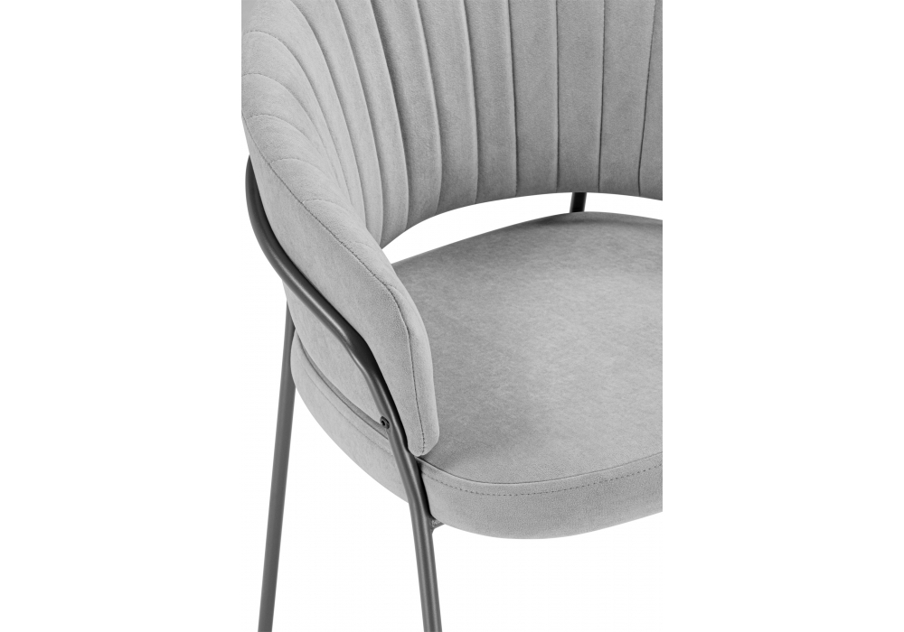 Стул на металлокаркасе Woodville Лео серый brendy monsoon 22, серый