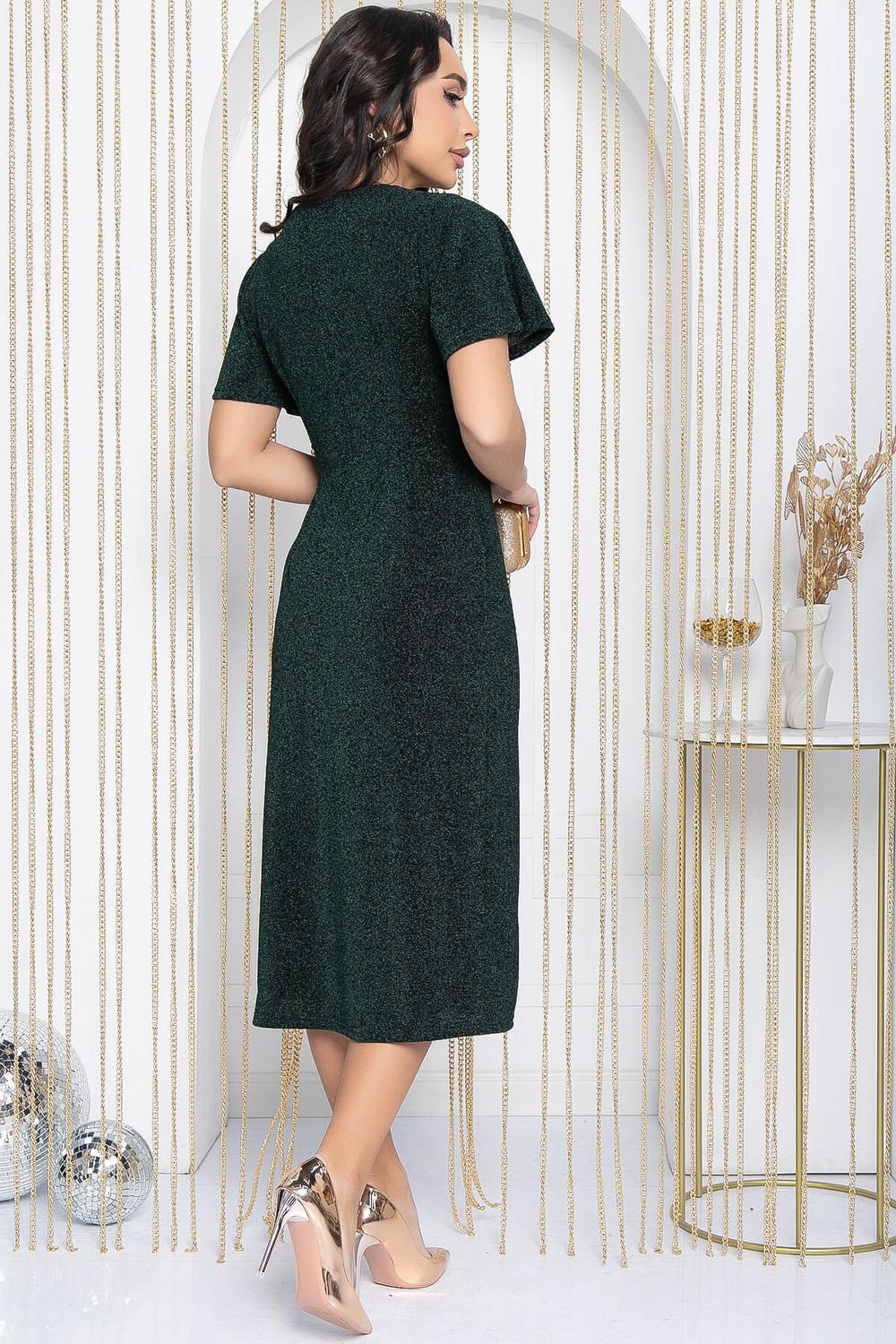 Платье Сияй! (зеленое) П12099 LT Collection (Акция)
