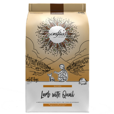 Craftia Natura Mini Adult Ягненок с Перепелкой 2кг.