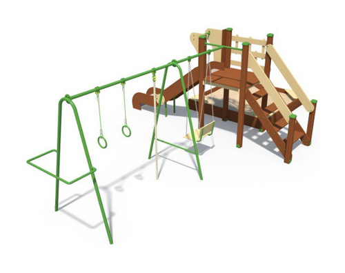 Детский игровой комплекс Браун с кольцами