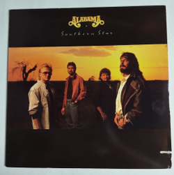 Винтажная виниловая пластинка LP Alabama Southern Star (USA 1988)
