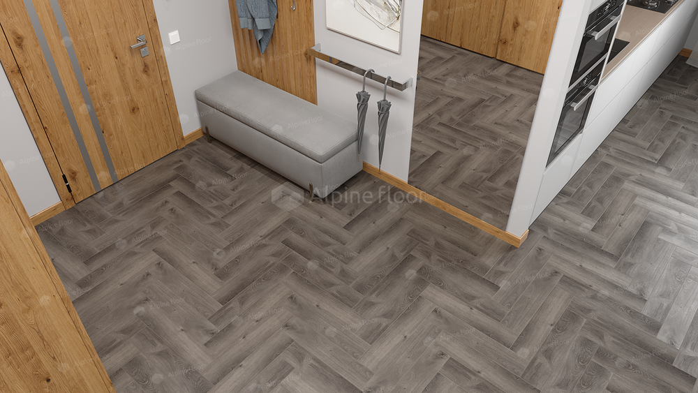 Кварцвиниловая плитка Alpine Floor Parquet LVT Дуб Мерга ECO 16-13