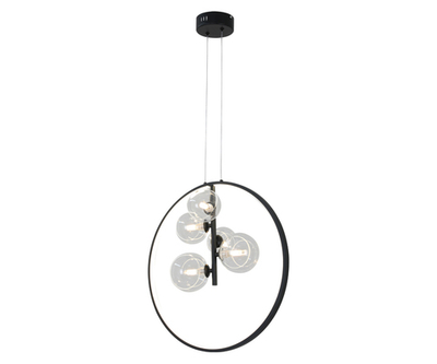 09408-5A,19 Люстра Иона черный G9 5*5W