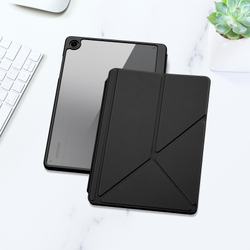 Чехол книжка черного цвета для планшета Samsung Galaxy Tab A9 Plus и Tab 11 Plus, серия Magi Series от Dux Ducis