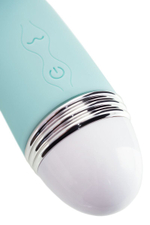 Мятный вибратор-кролик Iris - 22 см. (Цвет: мятный)