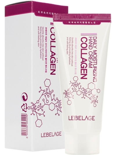 Крем для рук увлажняющий с коллагеном, 100мл, LEBELAGE
