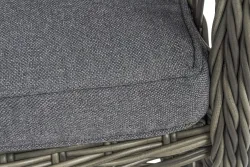 "Цесена" кресло плетеное из искусственного ротанга, цвет графит