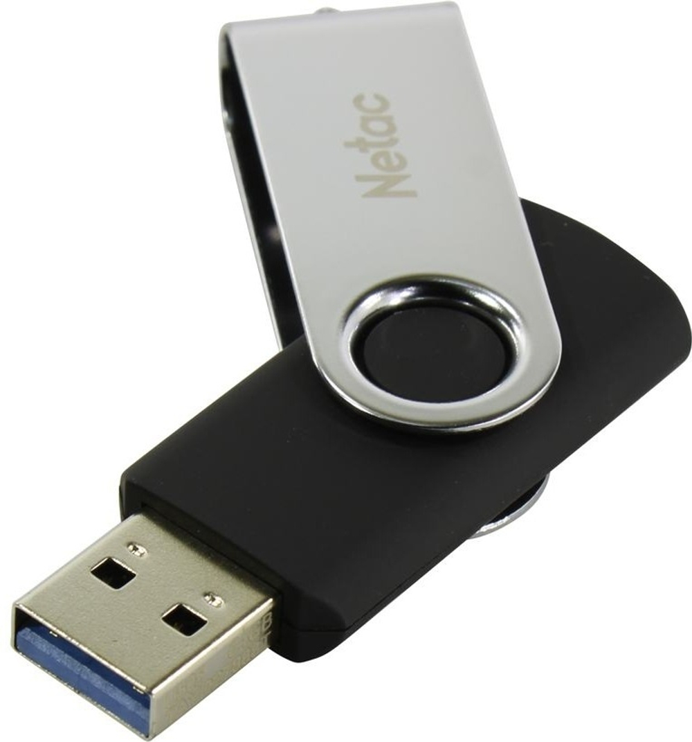 USB Flash карта Netac U505 256GB черный-серебристый