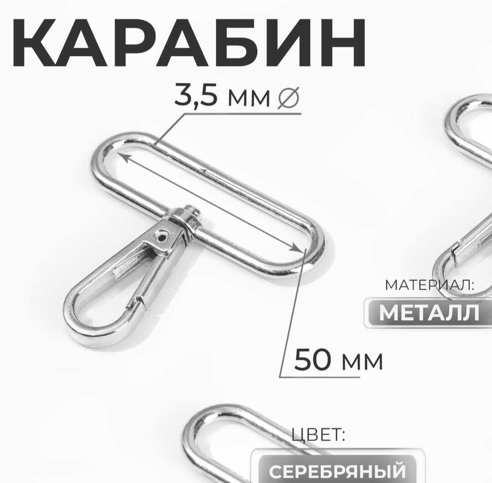 Карабин для сумки