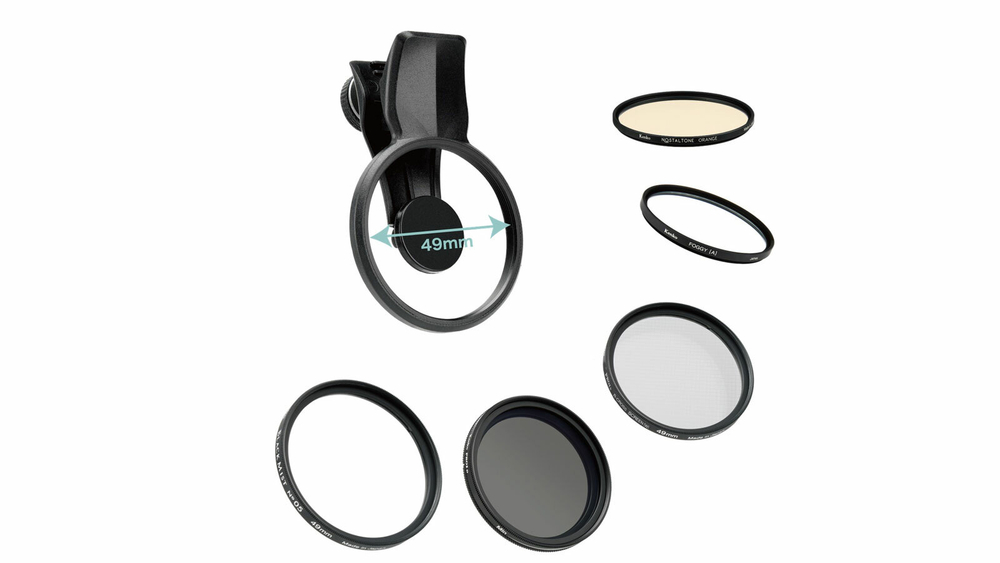 Держатель светофильтра Kenko EXAPRO Filter Clip Lens Hood Kit для смартфона с блендой