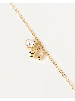 Колье Water серебро 925 пробы покрытое золотом