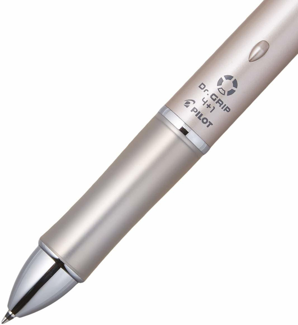 Мультиручка Pilot Dr.Grip 4+1 0.7 Champagne Gold (блистер)