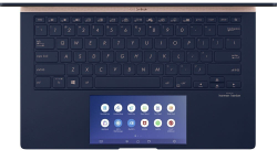 Ультрабук Asus Zenbook 14 UX434FQ-AI116T Royal Blue Core i7-10510U/16G/1Tb SSD/14; FHD IPS Touch/NV MX350 2G/WiFi/BT/ScreenPad 2.0/Win10 + чехол 90NB0RM3-M02620