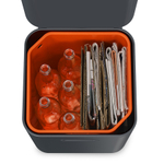 Контейнер для мусора с двумя баками totem compact, 40 л, графит