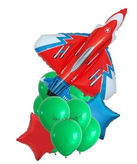 Букет "Красный истребитель"