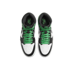 Кроссовки Air Jordan 1 High Black and Lucky Green