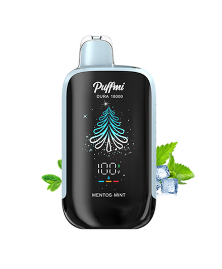 Puffmi Dura Мятный ментос - Mentos mint 18000 затяжек 20мг (2%)