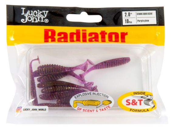 Виброхвосты съедобные LJ Pro Series RADIATOR 2.0"(5 см), цв. S13, 10 шт.