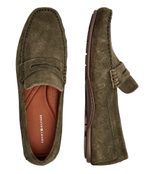 Кожаные мокасины Tommy Hilfiger - хаки(FM0FM04998)