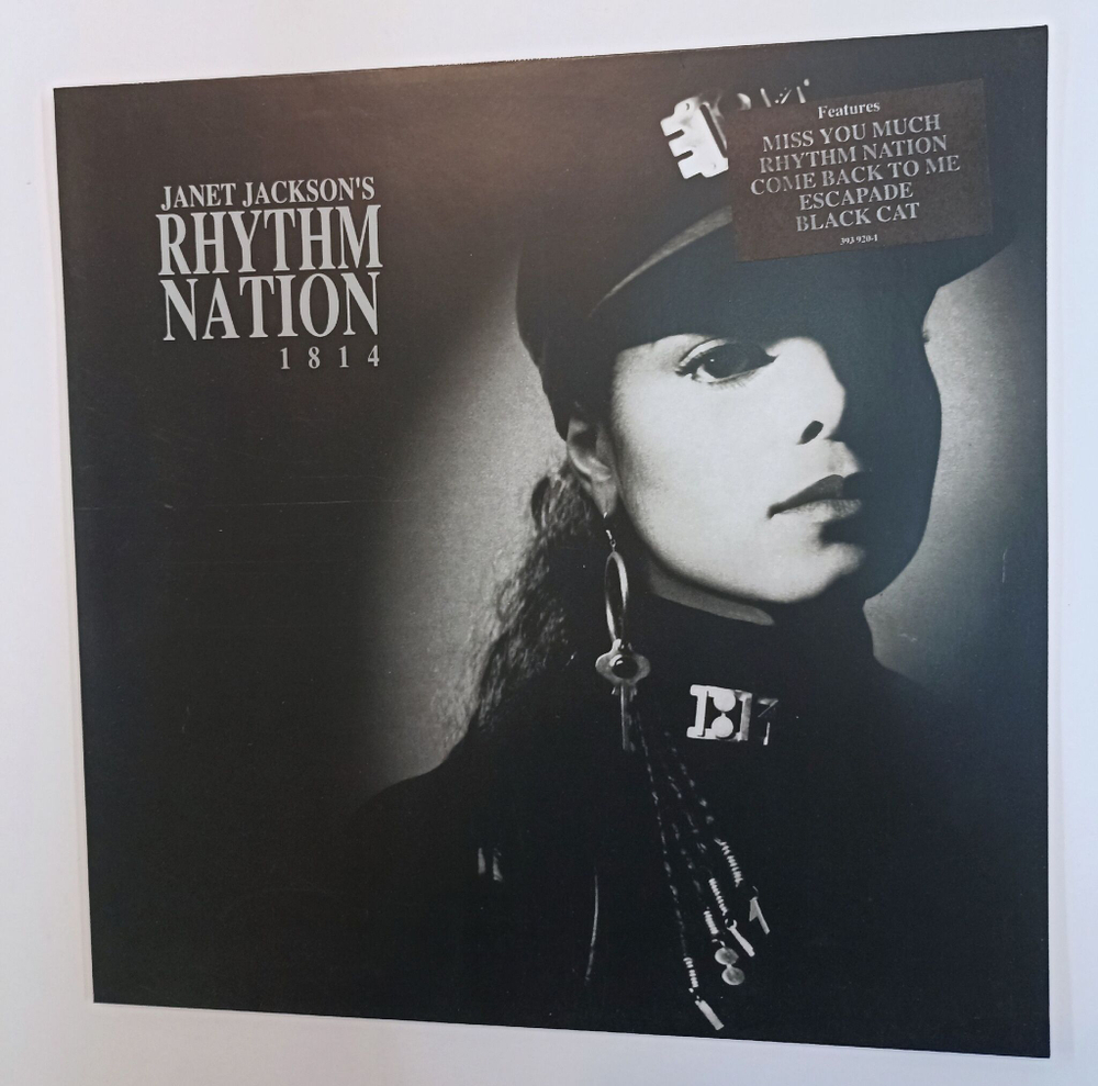 Винтажная виниловая пластинка LP Janet Jackson Rhythm Nation 1814 (Germany 1989)