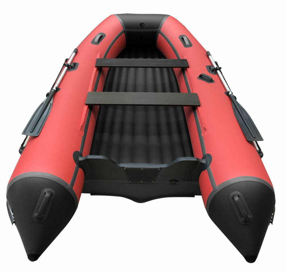 Лодка ПВХ ORCA 380 НДНД красный/черный