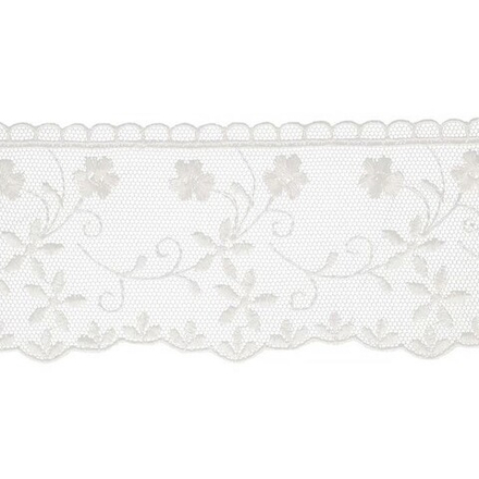 Кружево "Gamma"   "сетка", 65 мм, цв.кремовый