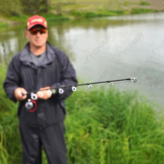 Удилище спиннинговое Black Asteria 210M, 2.1m, 2sec., 10-30g  Helios (HS-BA-210M)