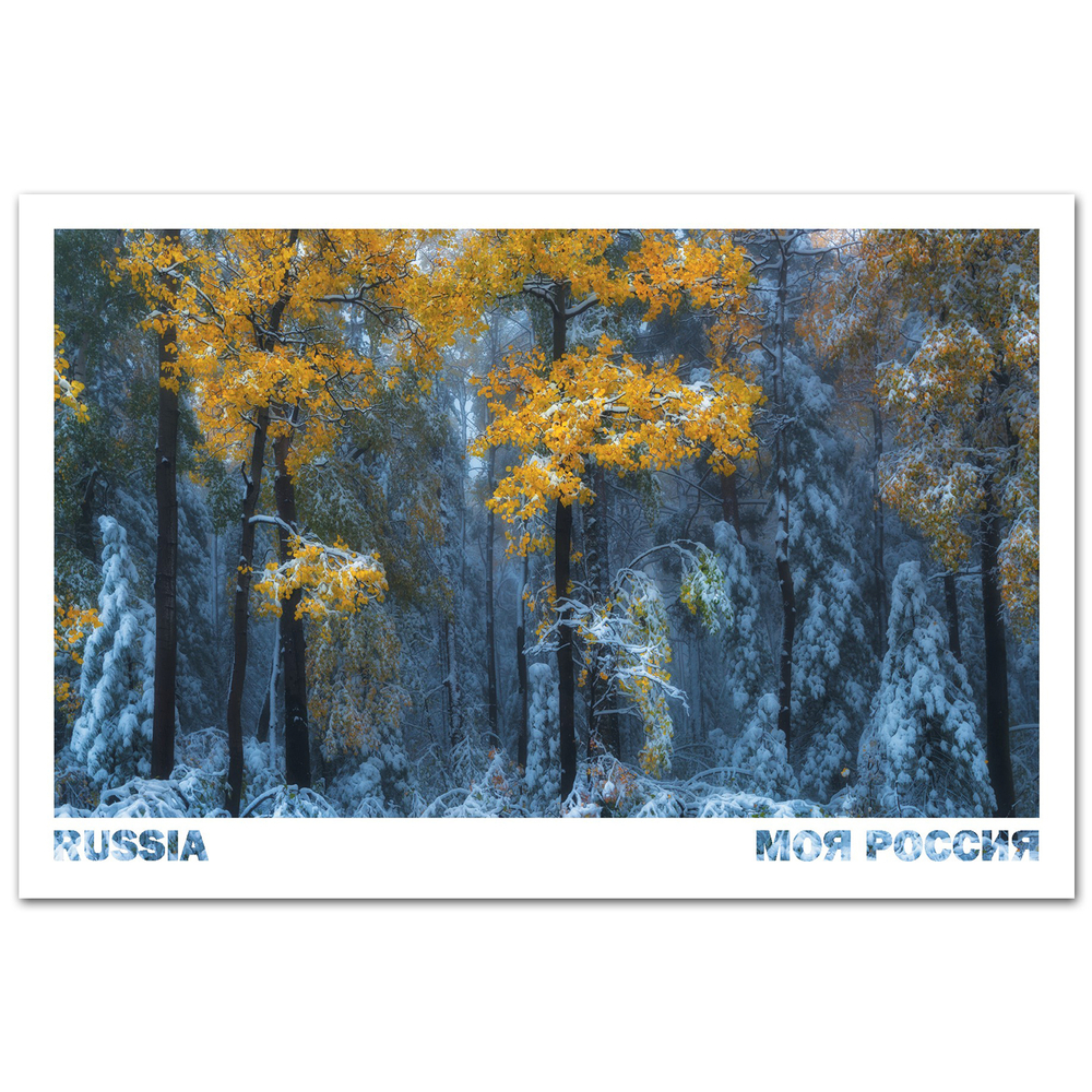 Сентябрьский снег. В окрестностях Иркутска