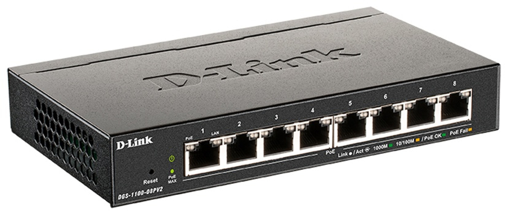 Коммутатор D-link DGS-1100-08PV2/A3A