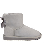 Угги Mini Bailey Bow Fur Brush Boot Grey Violet