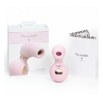 Розовый клиторальный вакуум-волновой массажер Irresistible Invincible (Цвет: розовый)