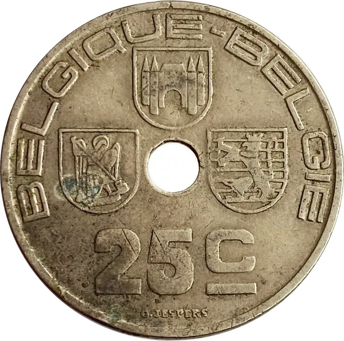 25 сантимов 1938 Бельгия (BELGIQUE - BELGIE)