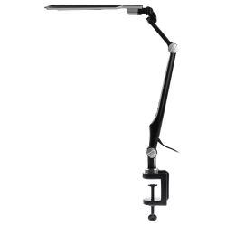 Настольный светильник ЭРА NLED-496-12W-BK светодиодный на струбцине черный | Светодиодные настольные лампы