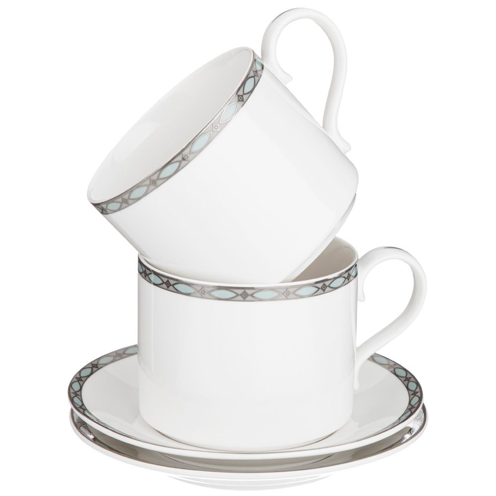 ЧАЙНЫЙ НАБОР LEFARD "GLAMOUR" НА 6 ПЕР. 12 ПР. 300 МЛ ГОЛУБОЙ (КОР=8НАБ.)