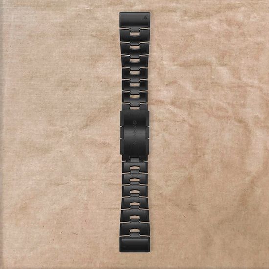 Garmin Quickfit 26 mm Vented Titanium Carbon Gray вентелируемый титановый браслет с DLC - покрытием (010-12864-09)