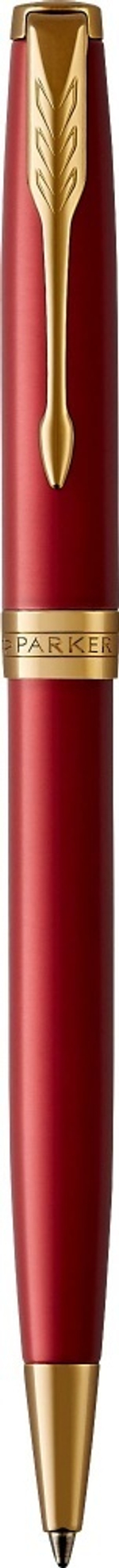 Шариковая ручка Parker Sonnet 1931476, Lacquer Intense Red GT, стержень: M, цвет чернил: black , в подарочной упаковке