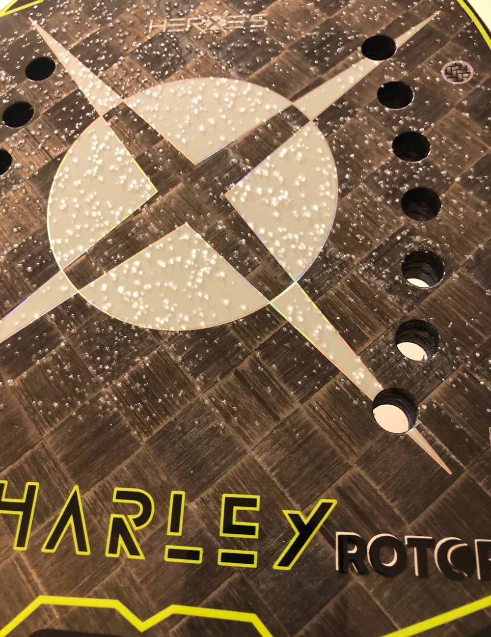 Ракетка для пляжного тенниса Harley Heroes с дополнительным нанесением Rotor