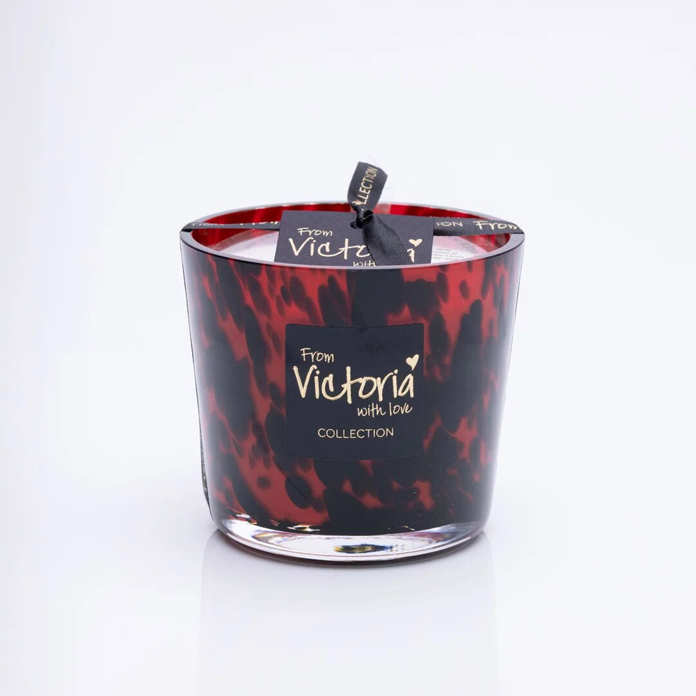 nan Свеча ароматическая Dots red Victoria with Love Красный
