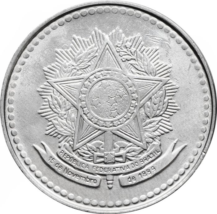 10 крузадо 1987 Бразилия XF
