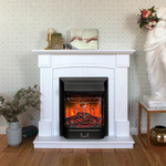 Каминокомплект Real Flame Andrea WT с очагом Majestic Lux Black (без пульта)