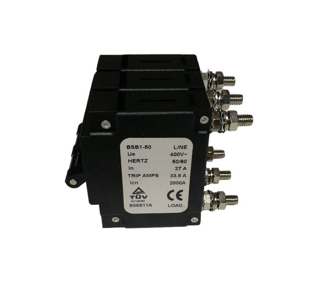 Автомат защиты от перегрузки по току генератора Loncin LC22000 (27 Ампер)/271290176-0001