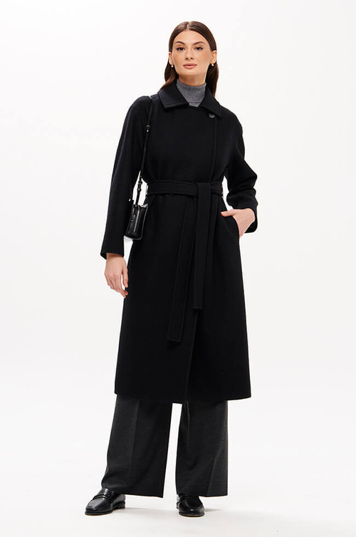 0113 Пальто женское (черный)