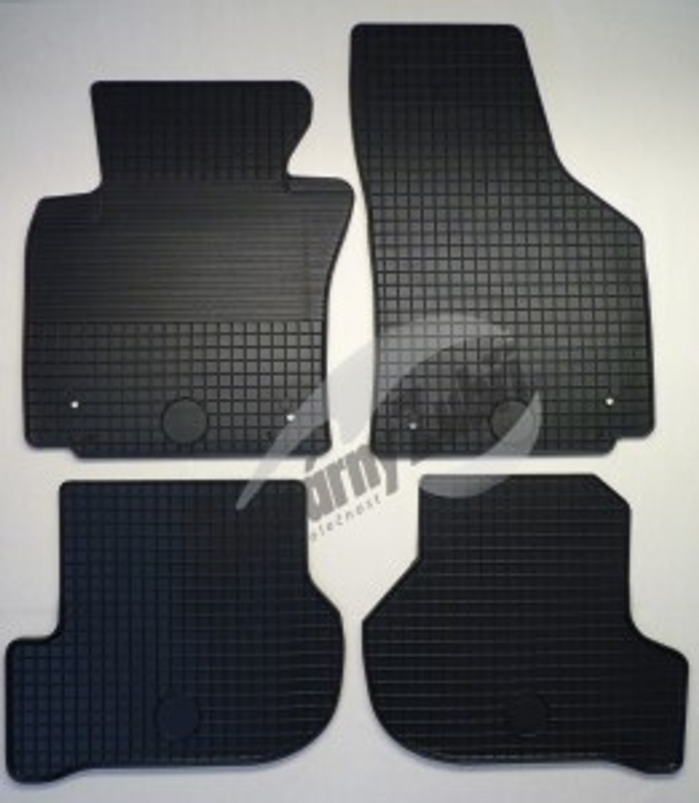Коврики салона Gumarny Zubri для Volkswagen Golf /Audi A3/Seat Leon 2012- черные. Артикул ST 32-00353