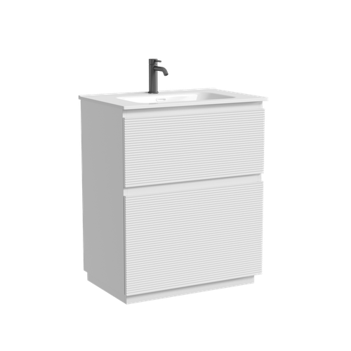 Тумба напольная Sancos Folk Floor 690х445х850, c двумя ящиками оснащенными доводчиками, Bianco, арт.FL70FW