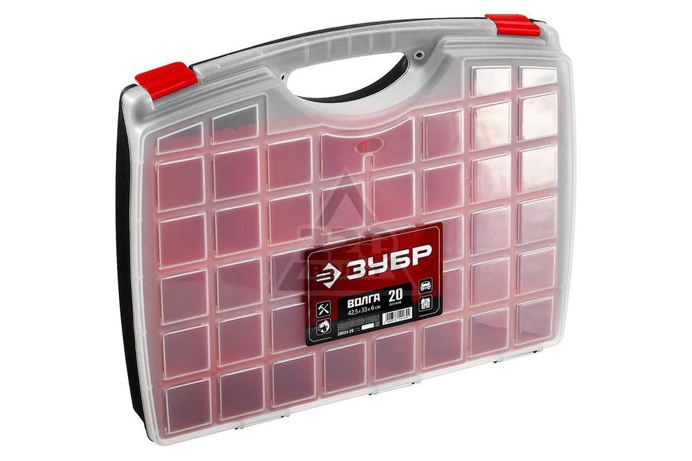 Органайзер ЗУБР Волга-20 со съемными лотками 38034-20