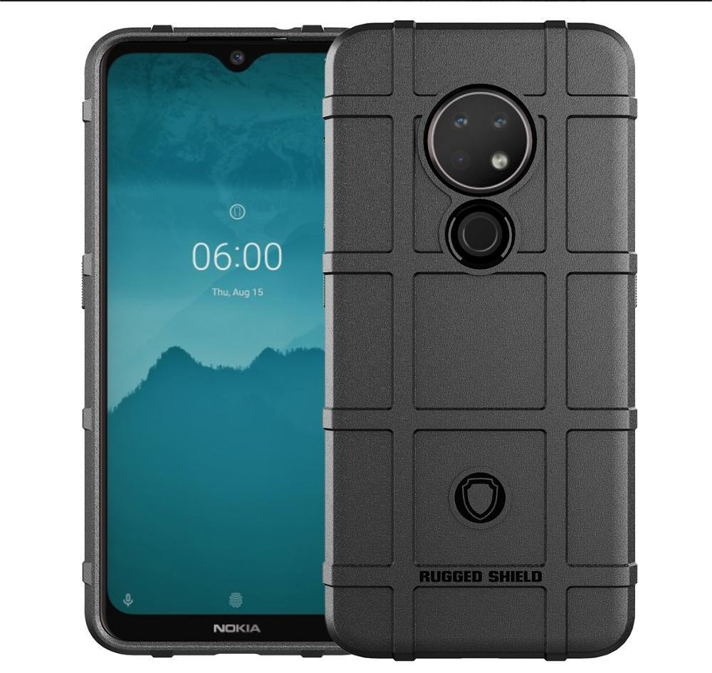 Чехол на Nokia 6.2 (7.2) цвет Black (черный), серия Armor от Caseport