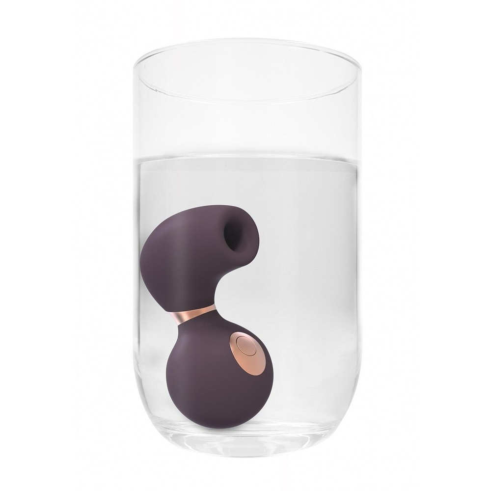 Фиолетовый клиторальный вакуум-волновой массажер Irresistible Invincible (Цвет: фиолетовый)