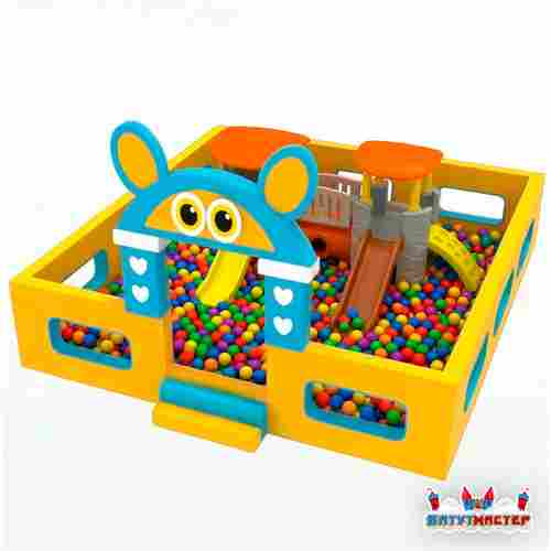 Просторный сухой бассейн «Весёлый Мышонок», 6×5×2,5 м