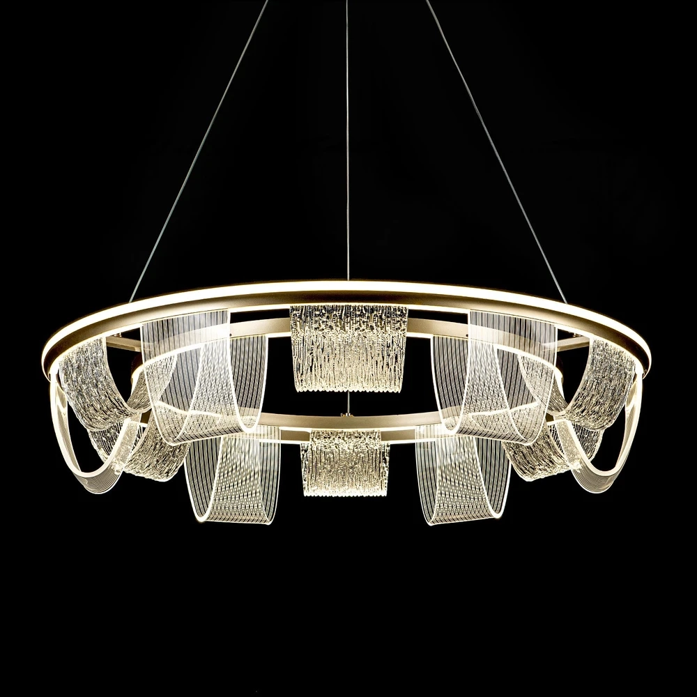 Подвесная люстра Led4U L7706-800 GD